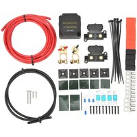 Ej.Life Dual-Batterie-Itor-Kit, 140 A, 12 V, Hohe Niederspannung, Ionenspannungs-Setup-Relais-Kit für Autos, Wohnmobile, LKWs, SUVs, Boote von EJ.LIFE