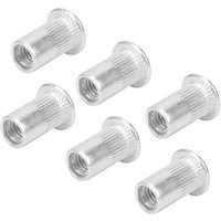 Einnietmutter M5, 100 Stück aluminium Blindnietmutter Flachrundkopf Nietmuttern Ziehen Gewindenieten Einschraubmutter, für Schalter Schrank Möbel Einnietmutter M5, 100 Stück aluminium Blindnietmutter Flachrundkopf Nietmuttern Ziehen Gewindenieten Einschraubmutter, für Schalter Schrank Möbel von EJ.LIFE