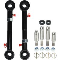 Ej.Life Front Swaybar Quicker Disconnect System, Verstellbares Front SwayBar Link Quicker Disconnect System mit 2.5in-6.0in Lift, für Jeep Wrangler von EJ.LIFE