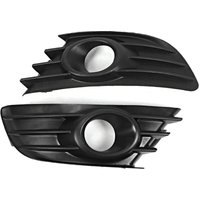 Ej.life - Frontgrillgitter, 2 Stück Schwarz Frontstoßstange Auto Nebelscheinwerfer Abdeckung Lüftungsgitter Für C4 2004-2008 von EJ.LIFE