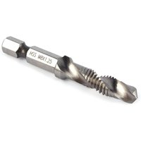 Ej.Life M8 Gewindebohrer M8 Bohrer Gewindebohrer Schnellarbeitsstahl (Hss) M8 Hss 1/4 Zoll Sechskantschaft Bohrer Gewindebohrer Kegelbohrer von ROSVOLA
