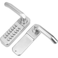 Ej.life - Passcode Code Türschloss, Digitales mechanisches Passwort Türschloss, Wasserdichte 14 stellige Tastatur Türknauf Sicherheitscode von EJ.LIFE