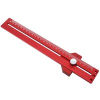 T-Typ-Anreißlineal Holzbearbeitungs-Markierungslineal mit Genauer Skala Bequem zu Verwenden Zur Unterstützung der Holzbearbeitungsmarkierung - Ej.life von EJ.LIFE