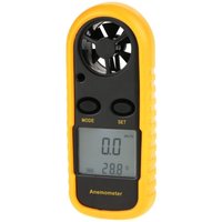 Ej.Life Tragbares Digitales Anemometer, Windgeschwindigkeitsmesser Thermometer Wetterinstrumente Thermometer Windgeschwindigkeitsmesser von EJ.LIFE