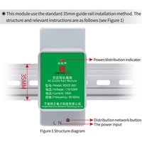 Tuya Einphasen-WLAN-Stromzähler – Spannungs-/Strom-/Leistungsüberwachung – Dual-App (Android/iOS) – Einfache Installation - Ej.life von EJ.LIFE