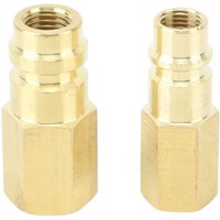 Ej.life - Wifehelper R134A-Klimaanlagen-Anschlussadapter, 1/4 Zoll sae Low High Conversion-Adapter. R134A-Klimaanlagen-Anschluss, Kompatibel mit von EJ.LIFE