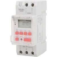 Ej.life - Zeitschaltuhr 12V dc 30A LCD-Timer LCD-Digitalanzeige Ein-Aus-Timer 7-Tage-Timerschalter TM919B-4 von EJ.LIFE