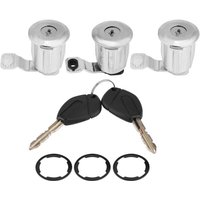 Ej.life - türschloss citroen berlingo,Barrel Autoschloss Zylinder Set Auto Auto Barrel Lock 252522 Autotürschloss Barrel Set mit Schlüssel Ersatz für von EJ.LIFE