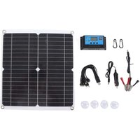 Ej.life - 20 w Monokristallines Solarpanel-Set, 10 a, Solarladeregler, IP65, Wasserdichtes Solarpanel für den Außenbereich von EJ.LIFE