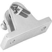 2PCS Boot Bimini Top Marine Boot Deck Scharnier Montage Hardware 316 Edelstahl Flat Mount Ruderboote Zubehör 55 x 18mm Deckscharniermontage von EJ.LIFE