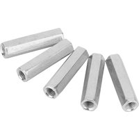 Lange Sechskantmutter, 5 Stücke M8 50 Lange Stangenmutter Sechskantmutter Abstandsgewinde Verschluss Gewinde Befestigungen für Zuhause, Bürogerät, Lange Sechskantmutter, 5 Stücke M8 50 Lange Stangenmutter Sechskantmutter Abstandsgewinde Verschluss Gewinde Befestigungen für Zuhause, Bürogerät, von EJ.LIFE