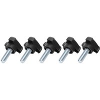 Ej.life - Präzises Kunststoff-Schraubenset mit Dreieckigem Kopfgriff für Müheloses Anziehen, 5 Stück M10 30-mm-Schrauben für Verschiedene Anwendungen von EJ.LIFE