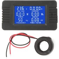 Ej.life - Spannungsmessgerät, peacefair PZEM-022 ac Digital-Messgerät Multifunktionstester Spannungsprüfer Stromstärke 100A AC80-260V Multimeter von EJ.LIFE