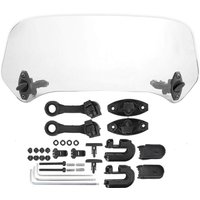 Ej.life - Windschild Motorrad universal, Motorrad windschild aufsatz Universal Motorcycle Modified Windscreen Windshield Spoiler Air Deflector von EJ.LIFE