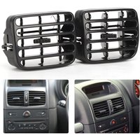 Ej.life - lüftungsgitter auto clio 2,1 Paar Klimaanlagen-Lüftungsrahmen, Armaturenbrett-Grill, Passend für clio MK2 1998 2006, von EJ.LIFE