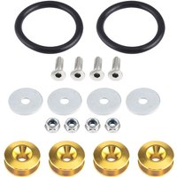 Fdit Stop Quickly für FORFIRENER TAMPON-WASCHMASCHINE Set Motor Dobup Up Kit Fahrzeug Aluminiumlegierung Strong Force 4 PCS Bugge Cover Caps (GELB). von EJ.LIFE