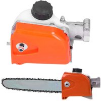 Getriebe-Getriebekopf-Baugruppe, Manganstahl-Kunststoff-Hochentaster-Getriebekopf für die Landwirtschaft für die Forstwirtschaft(26mm9 Zähne) von EJ.LIFE