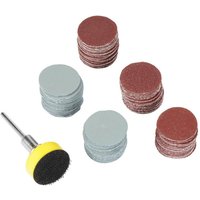 Hochleistungs-Schleifscheibe zum Mischen und Polieren – 100 Stück 25 mm Schleifpapier, geeignet für Metallmöbel und Holzoberflächen von EJ.LIFE