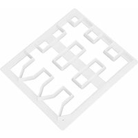 Holzzaun-Ausstecher, Kunststoff-Fondant-Kuchen-Zaun-Druck-Schneideform für DIY-Fondant, Gummipaste, Kuchenranddekoration, Weißes Backwerkzeug von EJ.LIFE