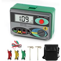 Ej.life - Megohmmeter 0-2000 Ohm True Digital Earth Tester DY4100 Erdungswiderstandstester von EJ.LIFE