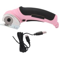 Nähschere, kabellose elektrische Schere mit breitem Anwendungsbereich, aus PA-Edelstahl, hocheffizient wiederaufladbar für Materialien (PINK) von EJ.LIFE