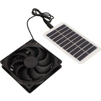 Solar Power Panel Abluftventilator 15W Solarpanel Ventilator FüR GewäChshaus FüR TierhäUser - Ej.life von EJ.LIFE