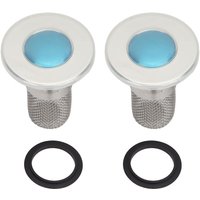 Spülbeckenablauf, Pop-Up-Spülbeckenablauffilter, 2-teilig mit 2 Gummiringen für Duschwanne von EJ.LIFE