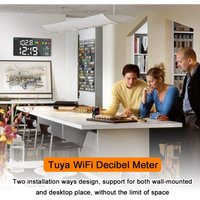 Tuya WiFi 4-in-1 Schallpegelmesser mit Temperatur- und Feuchtigkeitsmessung, Wecker, 11-Zoll-LED-Farbbildschirm, Tuya Smart Control App. Tuya WiFi 4-in-1 Schallpegelmesser mit Temperatur- und Feuchtigkeitsmessung, Wecker, 11-Zoll-LED-Farbbildschirm, Tuya Smart Control App. von EJ.LIFE
