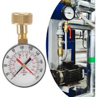 Ej.life - Universelles Wasserdruckmessgerät, Klares Schild aus Eisen und Aluminiumlegierung, Wasserdruckmessgerät für Bewässerungsgeräte Ej.life - Universelles Wasserdruckmessgerät, Klares Schild aus Eisen und Aluminiumlegierung, Wasserdruckmessgerät für Bewässerungsgeräte von EJ.LIFE