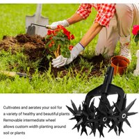 Wakects Rotationskultivator, handgeführter Gartenkultivator mit abnehmbaren Zinken, 2-in-1 Bodenbelüfter und Vertikutierer für Hochbeete Wakects Rotationskultivator, handgeführter Gartenkultivator mit abnehmbaren Zinken, 2-in-1 Bodenbelüfter und Vertikutierer für Hochbeete von EJ.LIFE