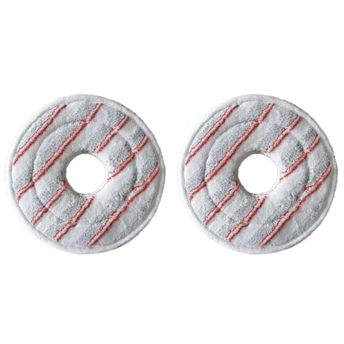 2er-Pack Waschbarer Mikrofaser-Nachfüllmopp, Kompatibel Mit Vileda, Spin Clean Mop-Nachfüllmopp, Wiederverwendbar, For Nass- Und Trockengebrauch(RED) von EJBELVLLV