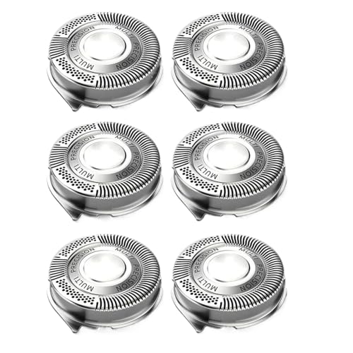 SH50 Ersatzklingenköpfe, Kompatibel Mit Philips, Kompatibel Mit Norelco, Rasierer Der Serie 5000, AquaTouch, PowerTouch S5160, S5210, S5205, S5370(6pcs) von EJBELVLLV