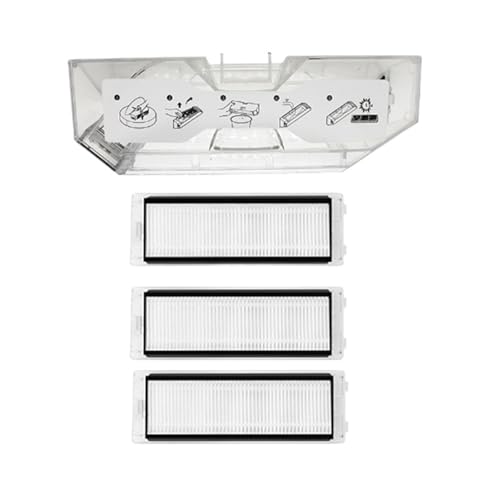 Staubbox Mit 3 Filtern, Kompatibel Mit Roborock, Q Revo Maxv Q Revo Pro P10 Pro Staubsaugerteile, Ersatz-Staubbehälter Staubbox Mit 3 Filtern, Kompatibel Mit Roborock, Q Revo Maxv Q Revo Pro P10 Pro Staubsaugerteile, Ersatz-Staubbehälter von EJBELVLLV