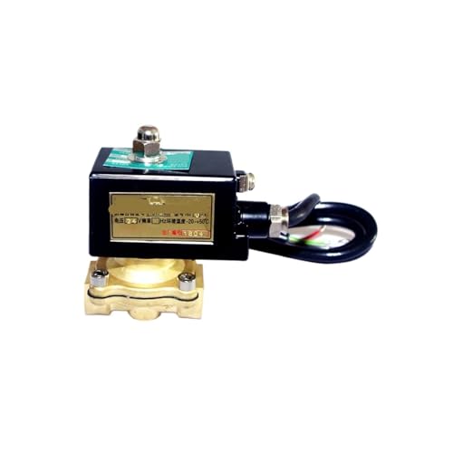 1PCS 1/2" normalerweise offenes Magnetventil aus Messing mit explosionsgeschützter Spule 10bar 220V 24V(BSP_220V AC) von EJOVVFIP