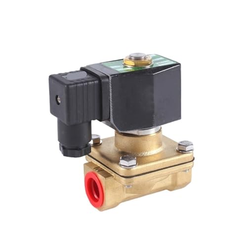 1PCS 12VDC DN10 DN15 DN20 DN25 DN32 DN40 DN50 Messing IP65 Wasserdichte Flüssigkeit Magnetventil Normalerweise Geschlossen Normalerweise Offen Magnetventil(1",12VDC_NORMALLY OPEN) von EJOVVFIP