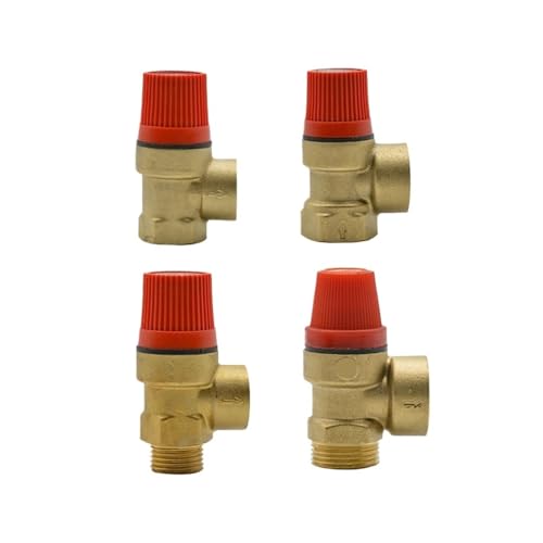 1PCS Solar Warmwasserbereiter Messing Sicherheitsventil Entwässerung Druckentlastungsschalter 1/2 "3/4" Buchse x Buchse/Buchse x Stecker Messing Sicherheitsventil(1l2 Female x Male,5 Bar) von EJOVVFIP