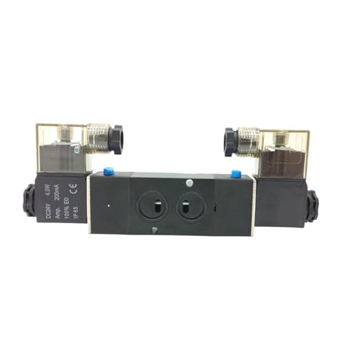 1PCS Verteiler-Magnetventil Einzel- und Doppelspule 4M210 4M220 4M230 4M310 4M320 4M330 4M410 4M420 4M430 Pneumatikventil(4M430C 15G1-2 3-5Way,AC220V) von EJOVVFIP