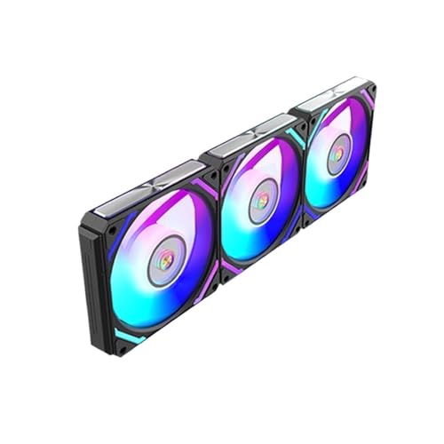3 STÜCKE WF-120 ARGB PWM-Gehäuselüfter 120 mm Computer-Lüfter(REGULAR Black) von EJOVVFIP