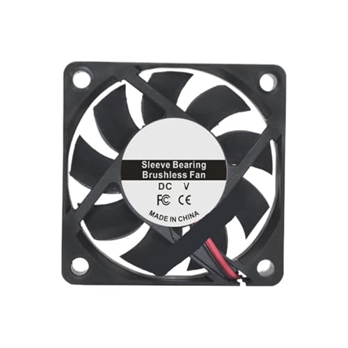 DC12V 60x60x15mm Kühler Computergehäuse Lüfter 2Pin(5V 2000RPM) von EJOVVFIP