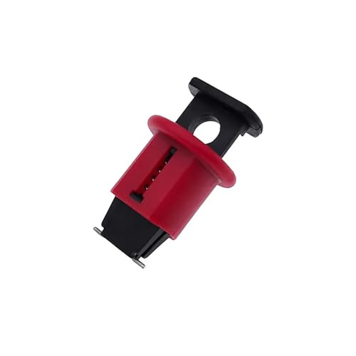 1 Stück Elektrische Sicherheitsverriegelung Leistungsschalterverriegelung Miniatur-Luftschalter-Verriegelung for die Pinbelegung der Stromisolierung(Red) von EJPPDHCO