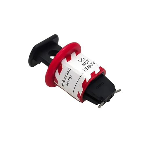 1 Stück Elektrische Sicherheitsverriegelung Leistungsschalterverriegelung Miniatur-Luftschalter-Verriegelung for die Pinbelegung der Stromisolierung(Red label) von EJPPDHCO