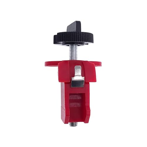 1 Stück Elektrische Sicherheitsverriegelung Leistungsschalterverriegelung Miniatur-Luftschalter-Verriegelung for die Pinbelegung der Stromisolierung(Red new) von EJPPDHCO