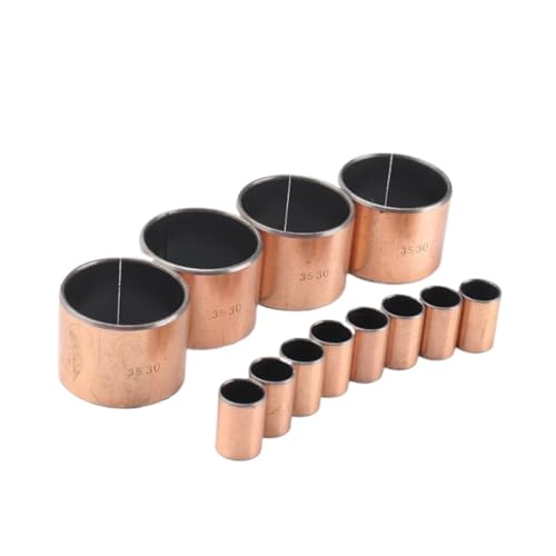 10 Stück SF1-Verbundlager/ölfreie Buchse/Kupferbuchse/Buchse/selbstschmierendes Öllager Innendurchmesser 18 19 20 22 (Size : 19x22x20) von EJPPDHCO