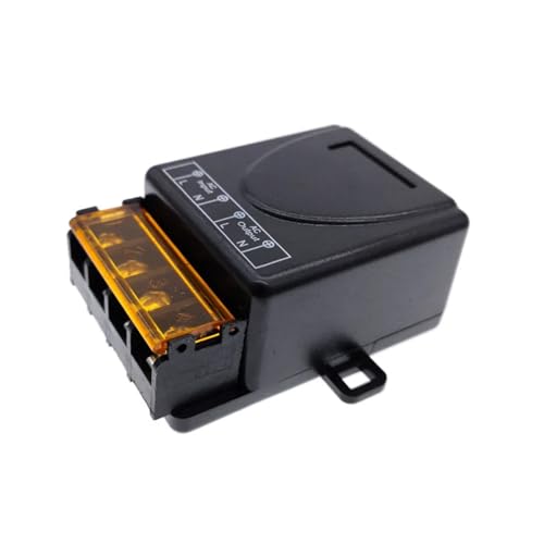 1PC 12V 24V DC Drahtlose Fernbedienung Schalter AC 220V 110V MAX 40A Universal Relais empfänger Modul Breite Spannung 433Mhz EV1527(DC Receiver with 2AB) von EJPPDHCO