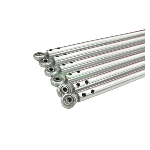 6 teile/los 3D Drucker Aluminium Legierung Diagonal Schubstange Arm Stange Ende Lager(L220-D8-M3-Black) von EJPPDHCO