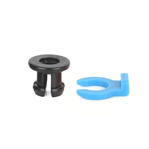 Clip-Rohr Eingebettete Klemmkupplung for Metall-V6-Kühlkörper Hotend Remote Tube 4MM Collet Extruder 3D-Druckerteile(Blue Clip 1set) von EJPPDHCO