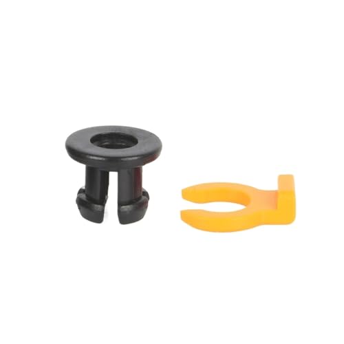 Clip-Rohr Eingebettete Klemmkupplung for Metall-V6-Kühlkörper Hotend Remote Tube 4MM Collet Extruder 3D-Druckerteile(Orange Clip 1set) von EJPPDHCO