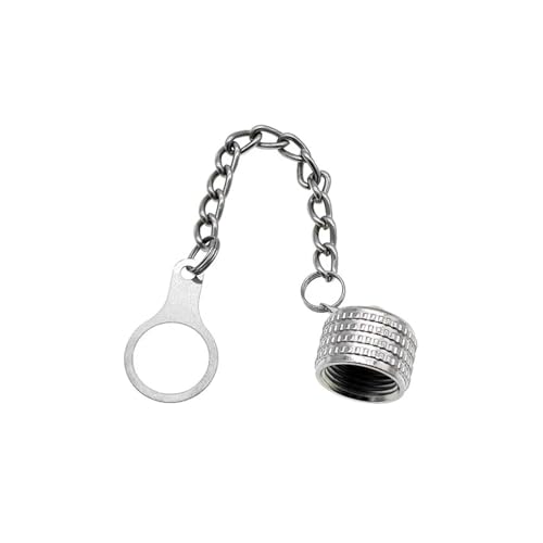 EJPPDHCO 1 STÜCKE M12 Stecker Staubschutz Innengewinde Außengewinde Metall wasserdichte Abdeckung Steckdose Schutzabdeckung Männlich Weiblich Abdeckung(Metal Inner Cover) von EJPPDHCO