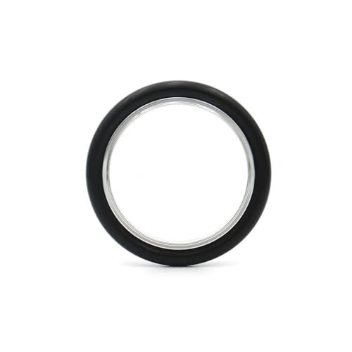 EJPPDHCO 2 5 10 Stück KF16 25 40 50 Aluminium-Vakuum-Doppelstift-Tri-Clamp-Flansch, vernickelt, SS304, Mittelring, FKM-O-Ring-Rohrverschraubungen(Support,KF16_5 PCS) von EJPPDHCO