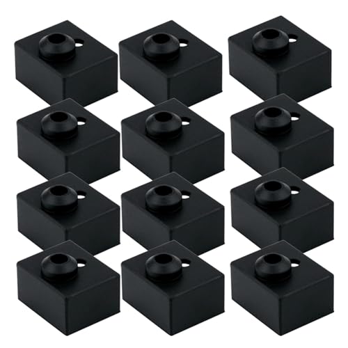 EJPPDHCO 3D 12-teiliges Heizblock-Silikon-Abdeckung 12-teilig for Extruder Ender-3 S1 Plus/Ender-3 S1/Ender-3 S1 Pro von EJPPDHCO